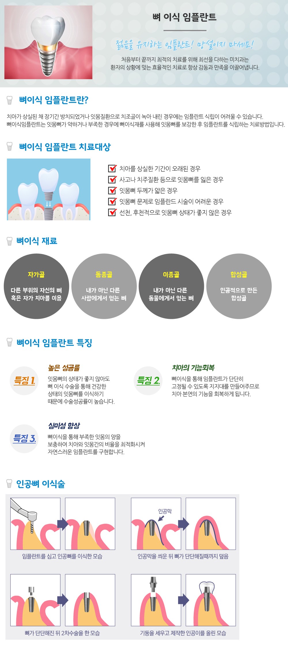 뼈 이식 임플란트 | 방배동치과미치과의원
