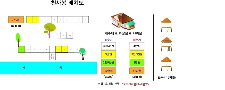 이용안내-천사봉캠핑장