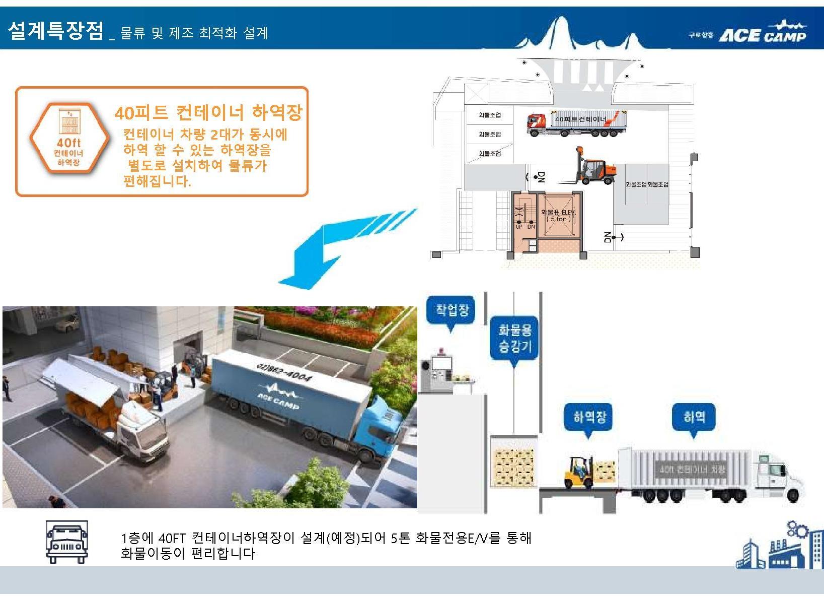 설계특장점-구로 에이스캠프 분양홍보관