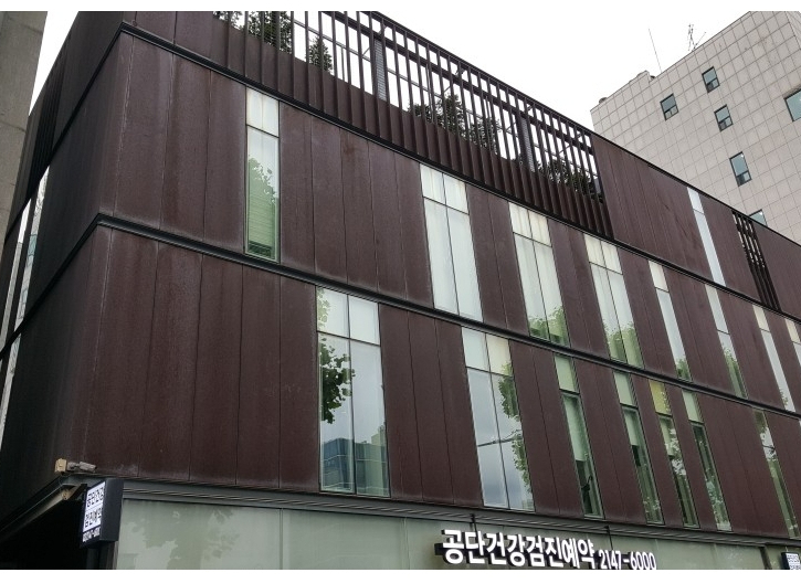 코르텐강 현장적용사례 이미지