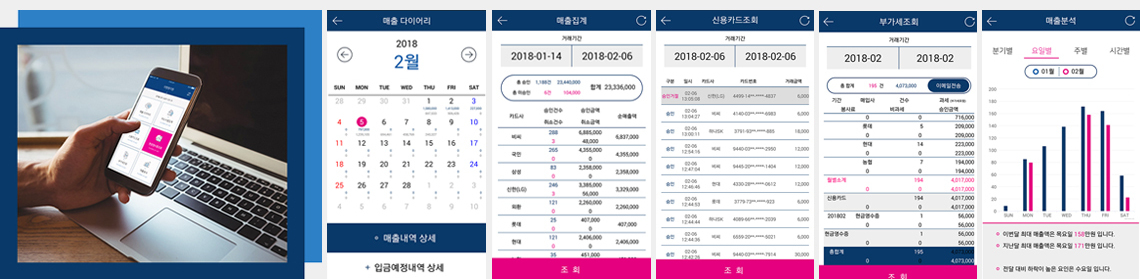 휴대폰실시간매출입금정보-ksd카드단말기