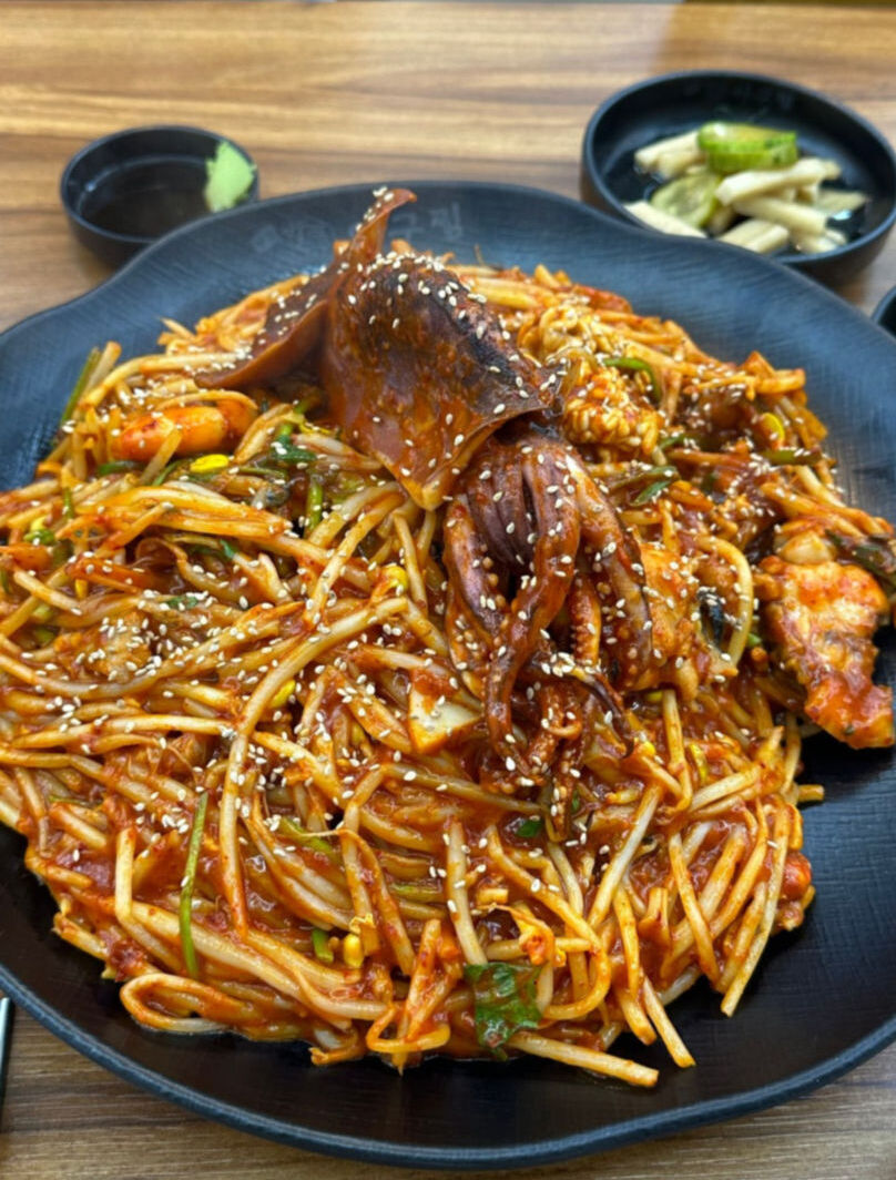 메뉴-한결통아구찜/산천칡냉면