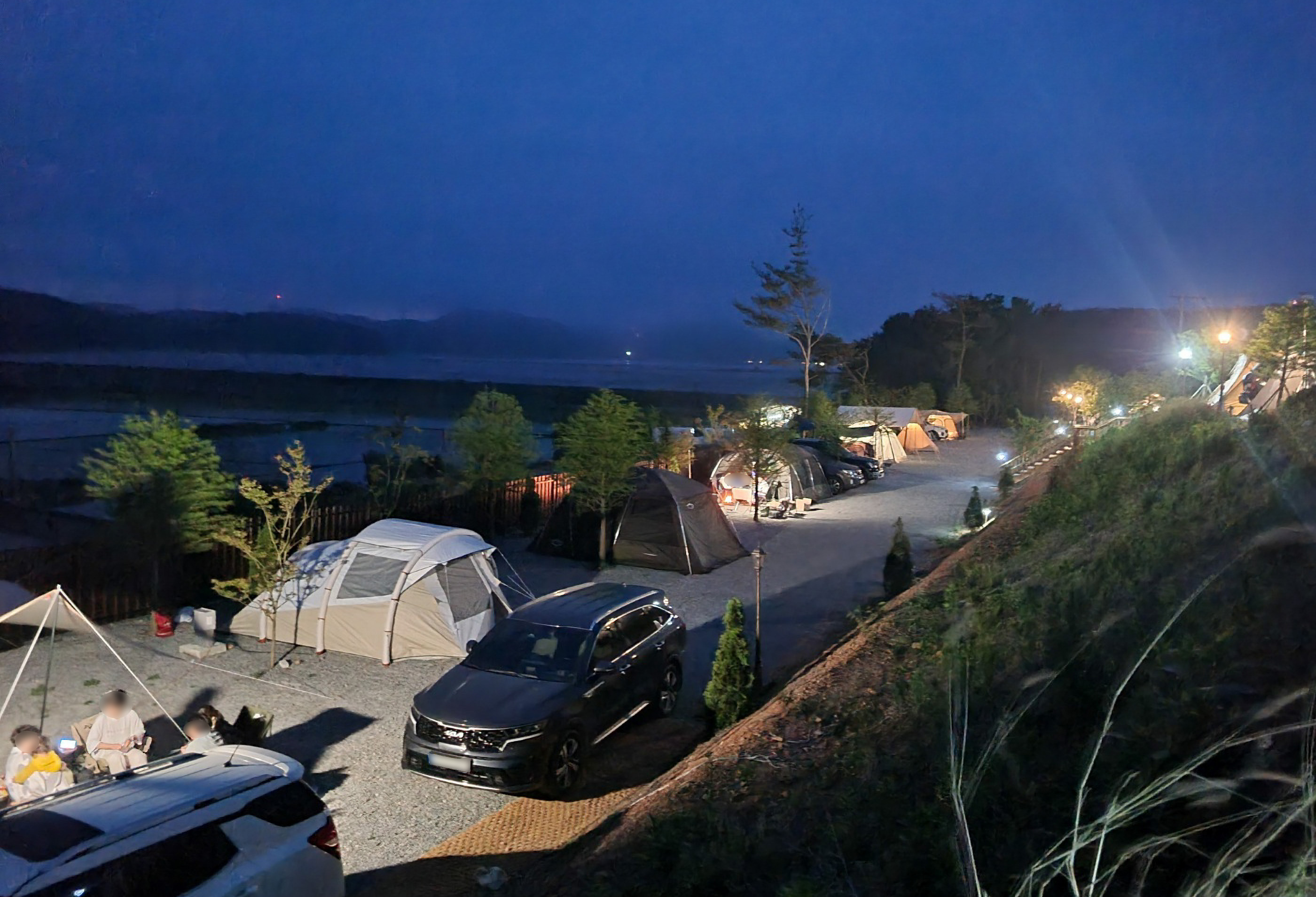 배치도 및 요금안내-서산노을빛바다캠빙장